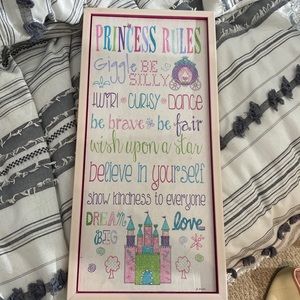 Princess wall decor